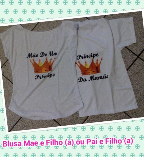 Blusas tal mae tal pai store tal filho